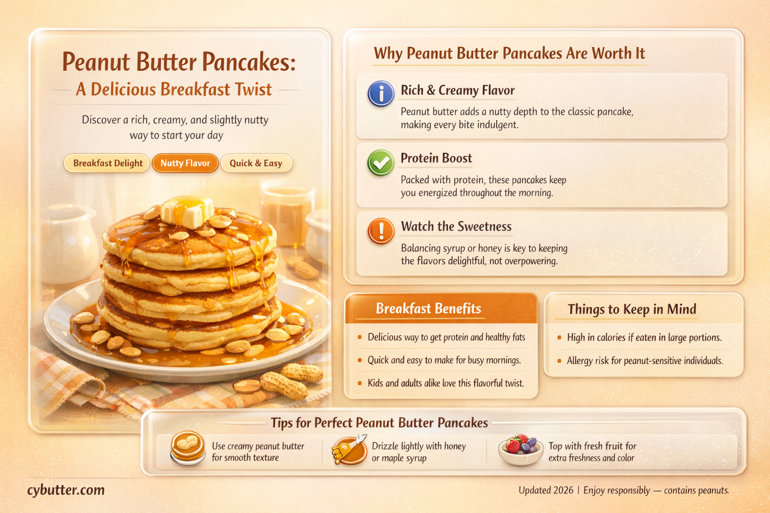 are peanut butter pancakes good
