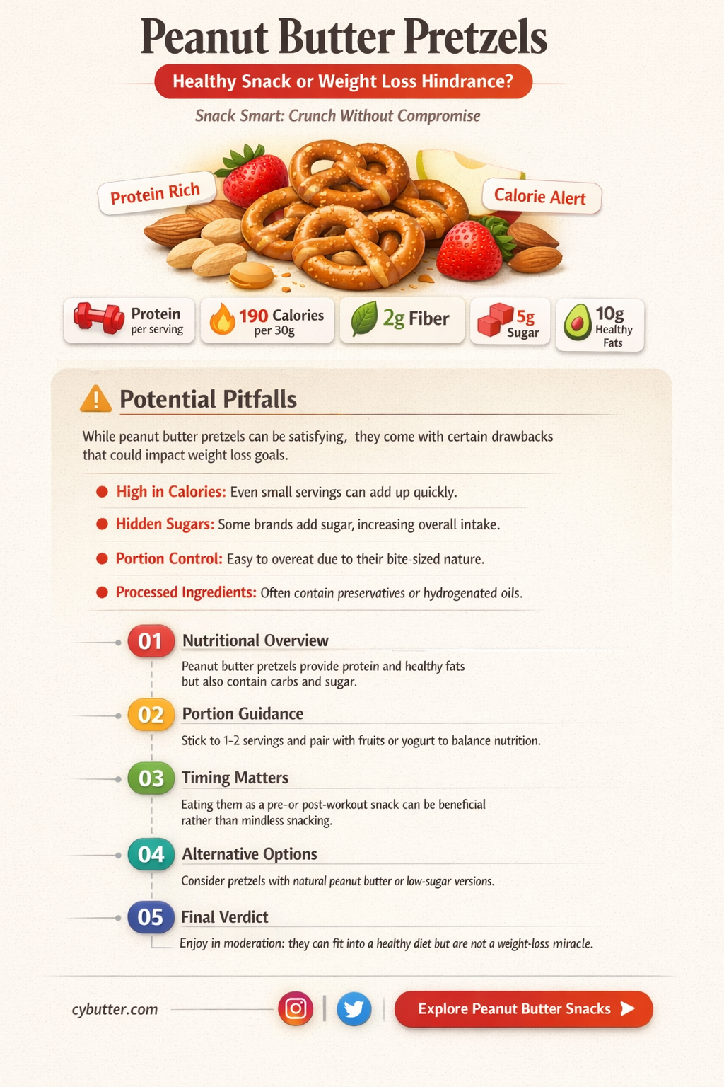 are peanut butter pretzels good for weight loss