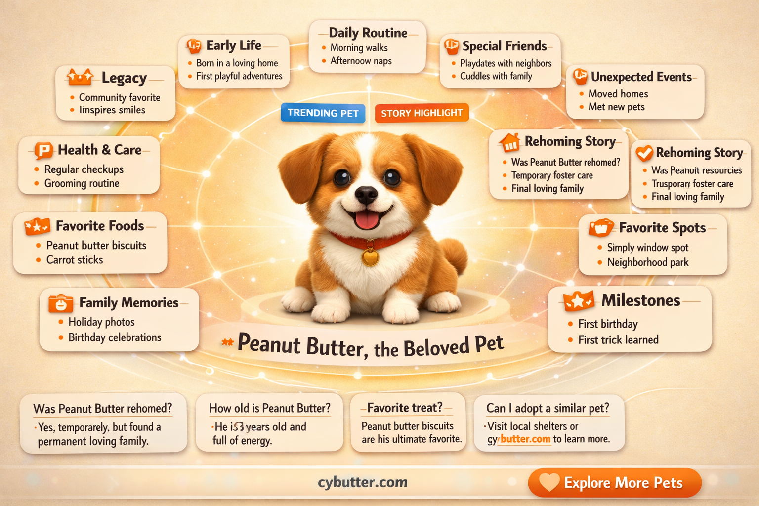 did peanut butter get rehomed