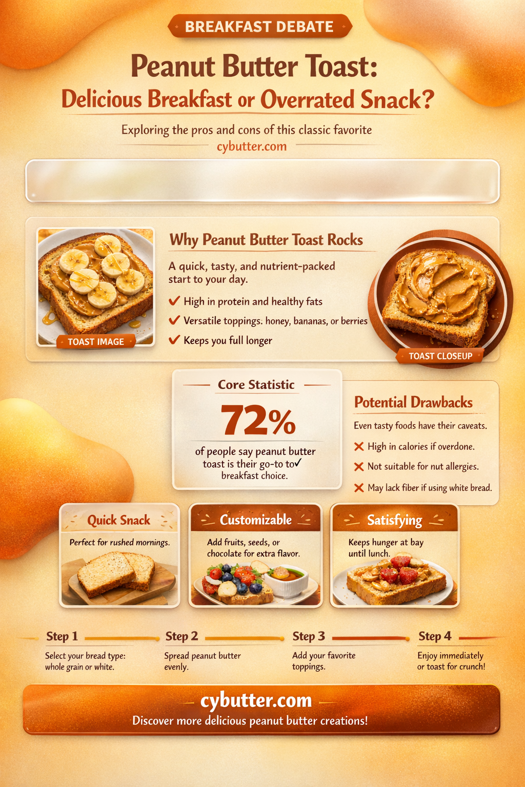 does peanut butter toast taste good
