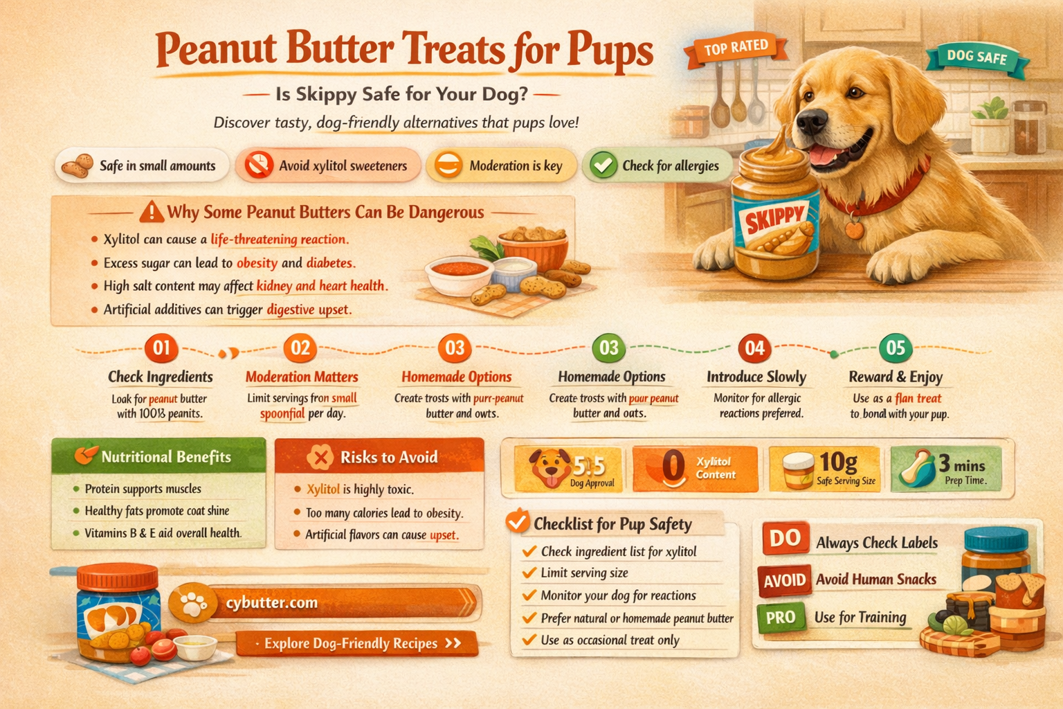 can dogs eat peanut butter skippy