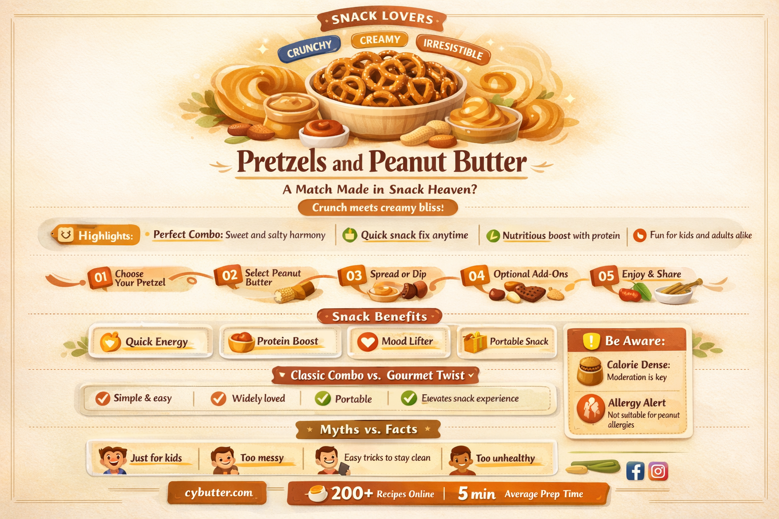 do pretzels taste good with peanut butter