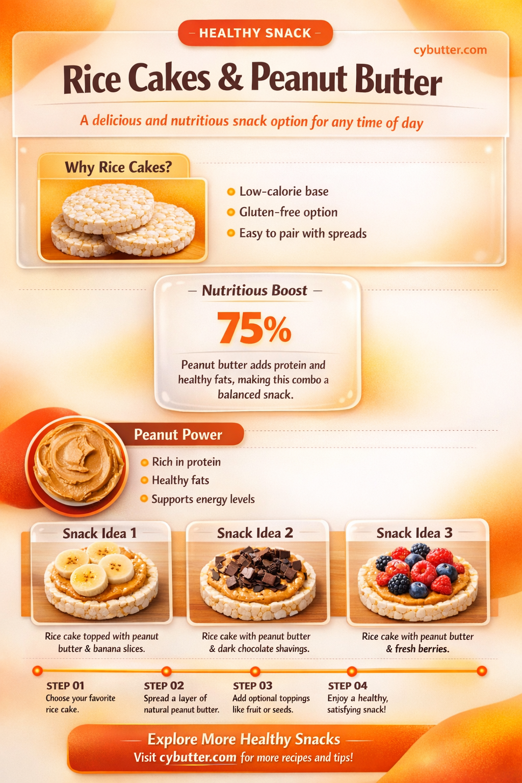 are rice cakes and peanut butter good for you