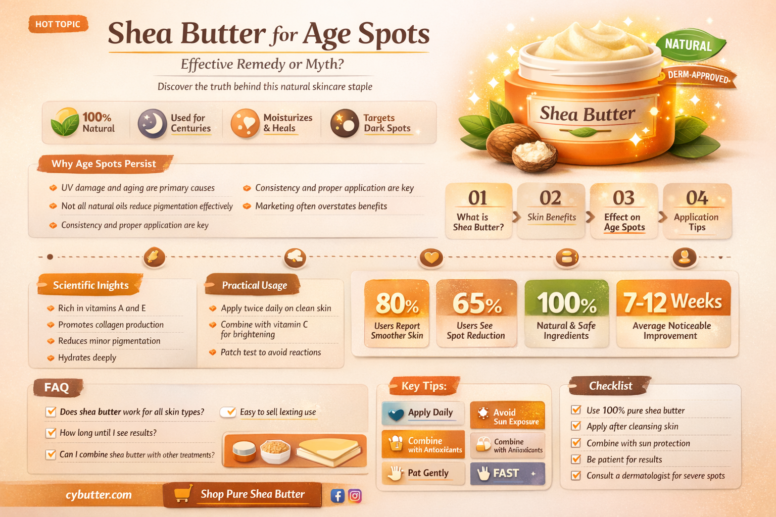 can shea butter get rid of age spots