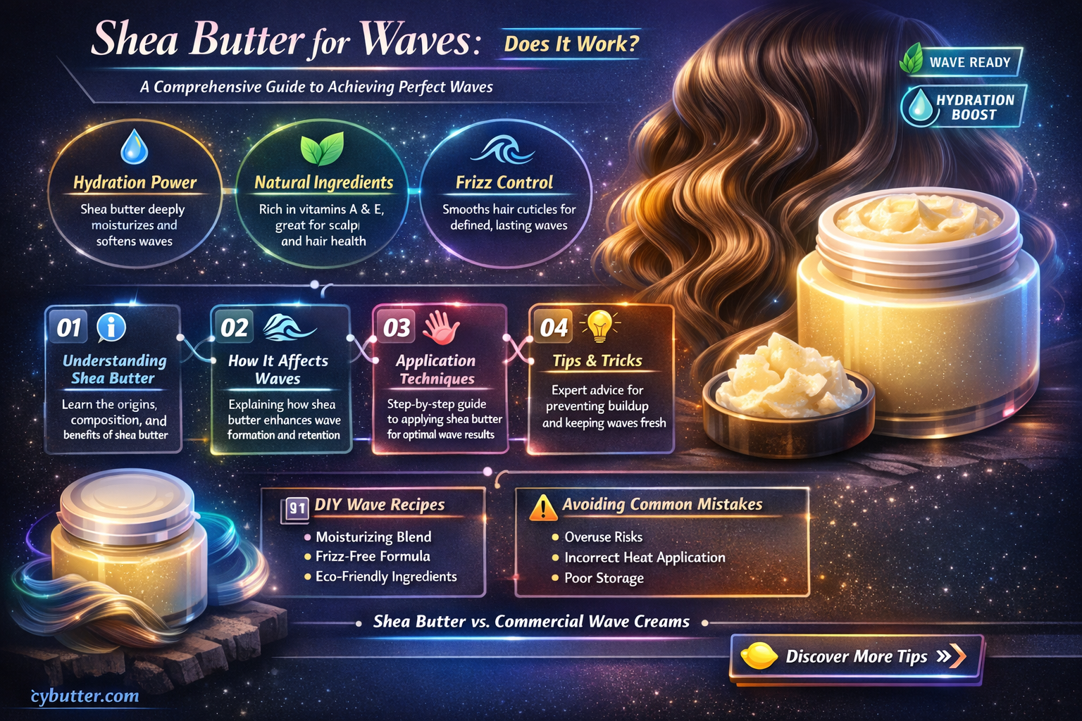 can you get waves with shea butter