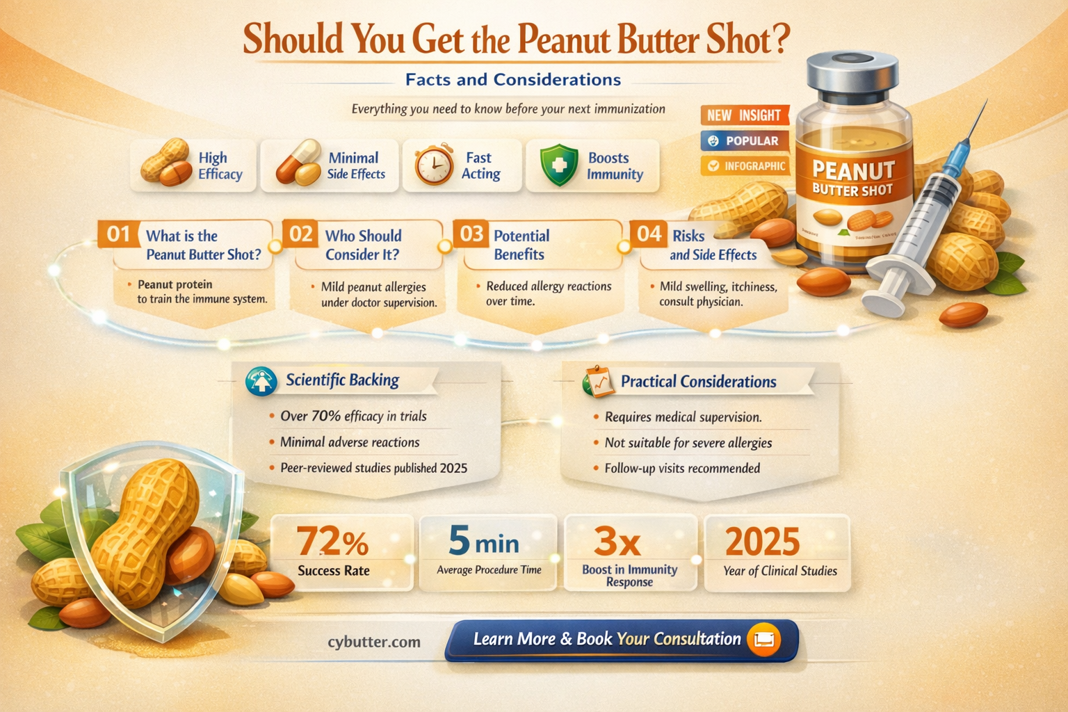 do you have to get the peanut butter shot