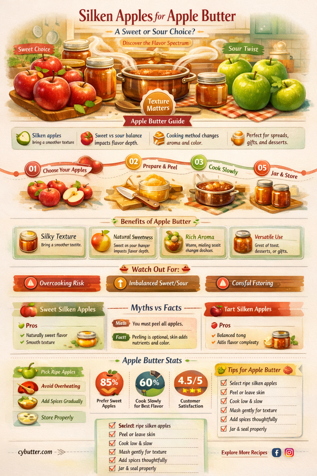 are silken apples good for making apple butter