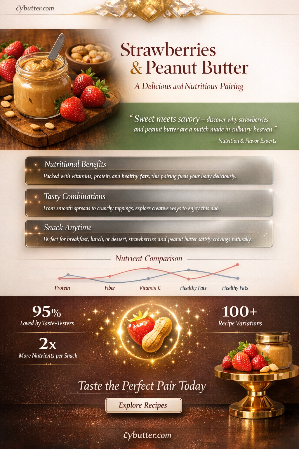 are strawberries and peanut butter good