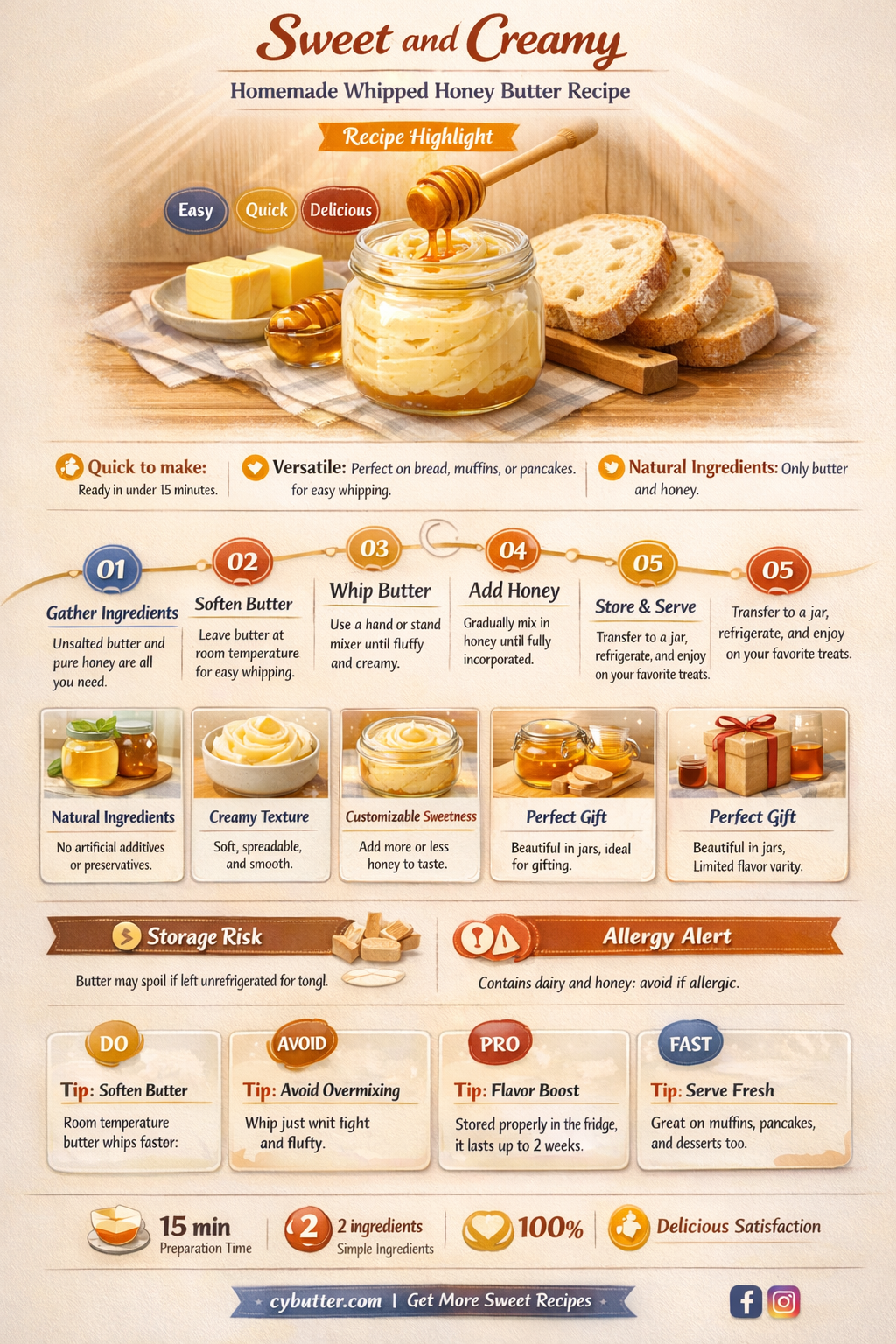 how do i make whipped honey butter