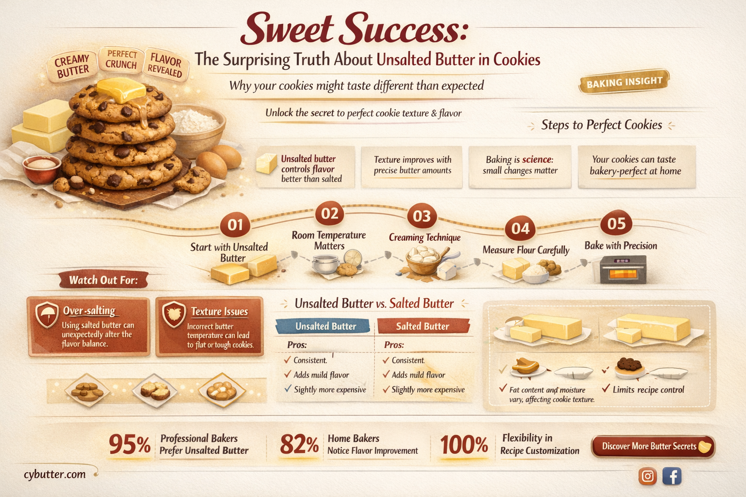 can you use unsalted butter in cookies