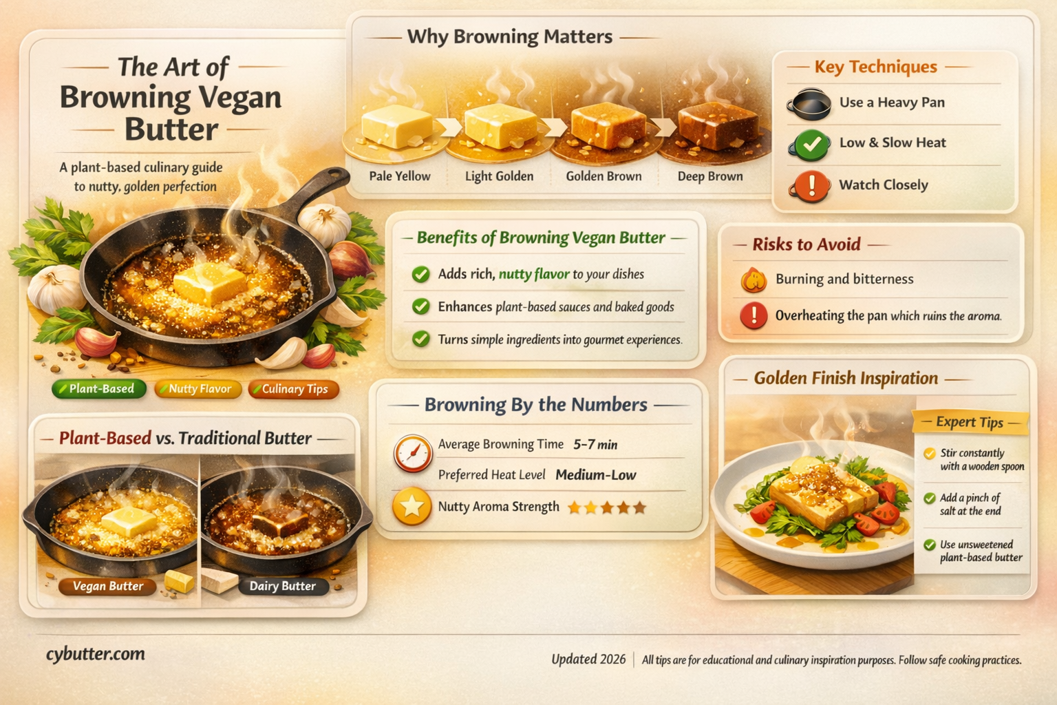 can you brown vegan butter