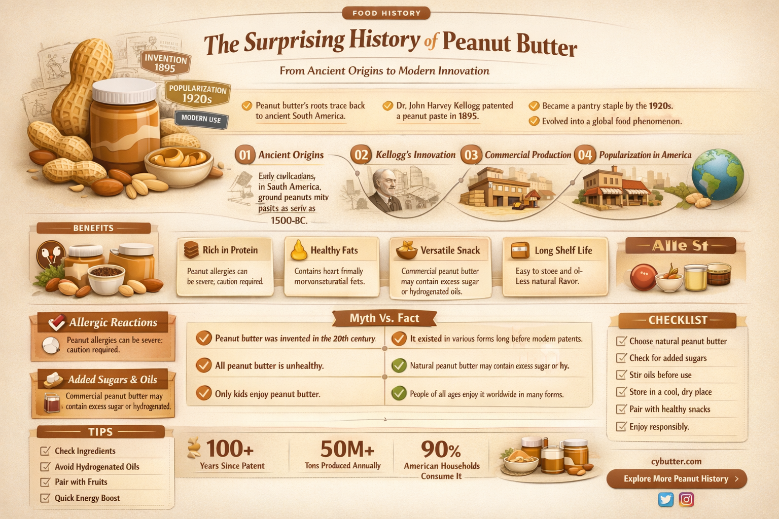 how did peanut butter get invented