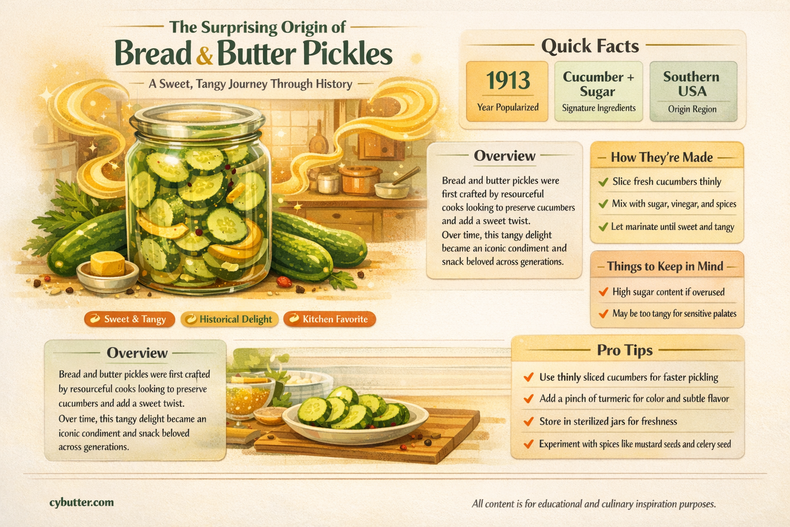 how did bread and butter pickles get thrir namr
