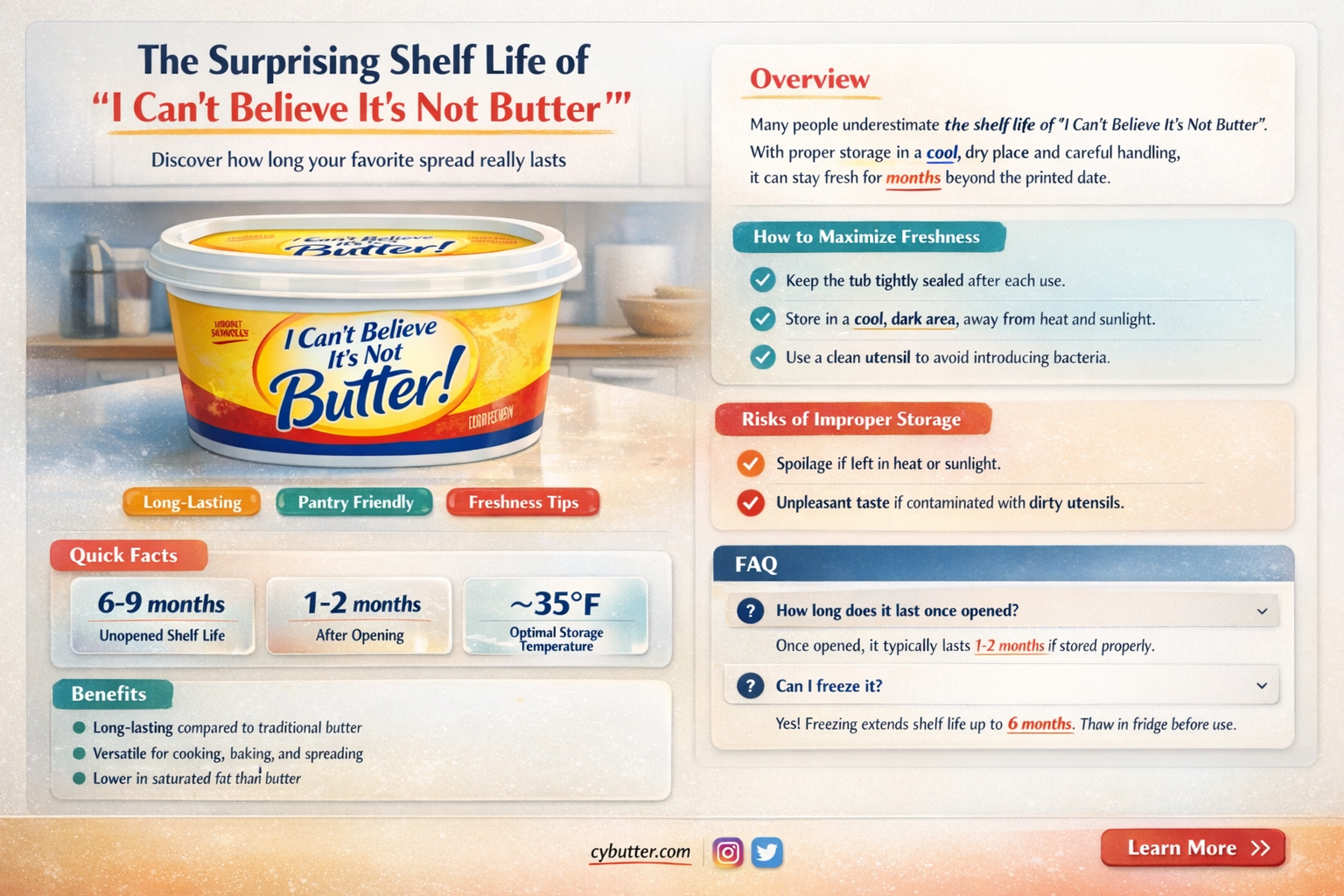 does i can believe it not butter expire