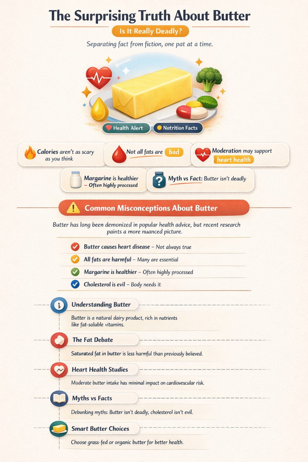 can eating too much butter kill you