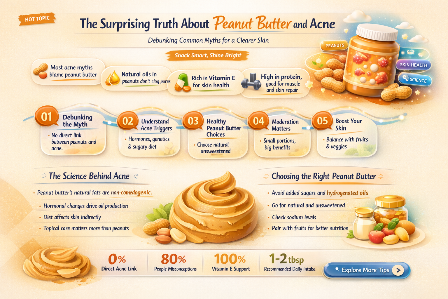 does peanut butter make you breakout