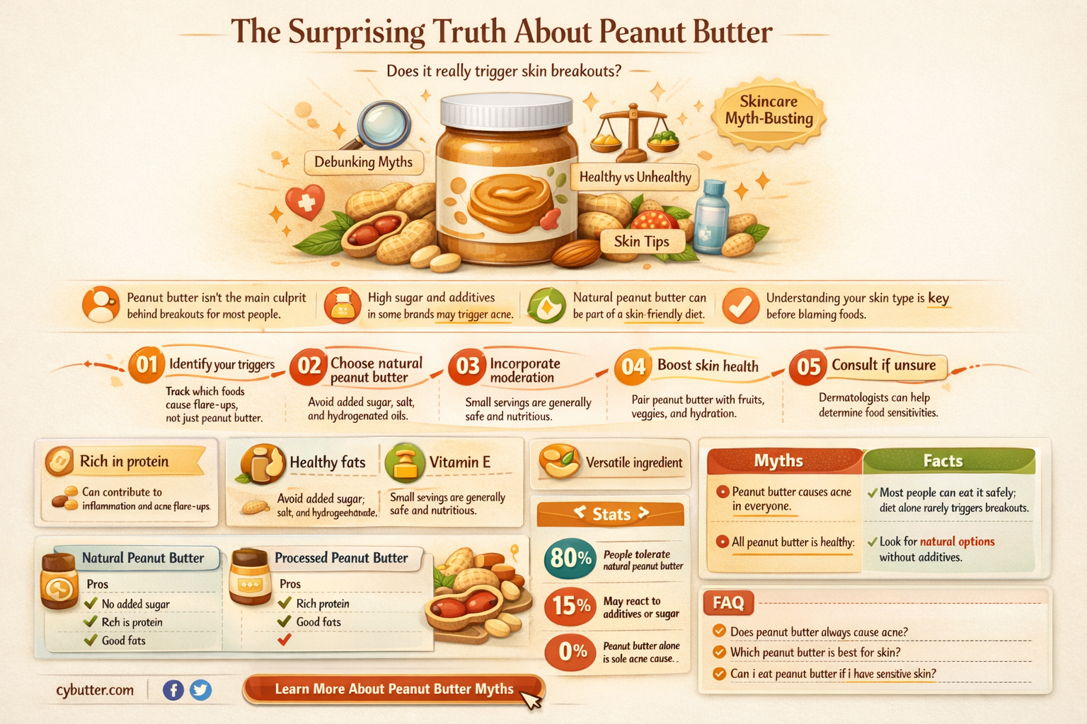 does peanut butter make you break out