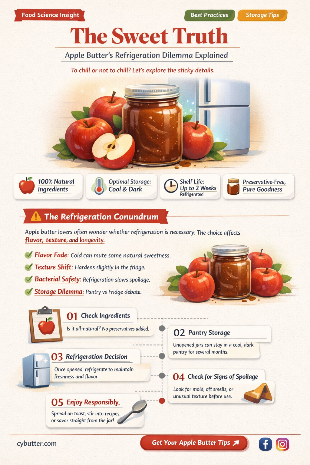 does apple butter need to be refrigerated