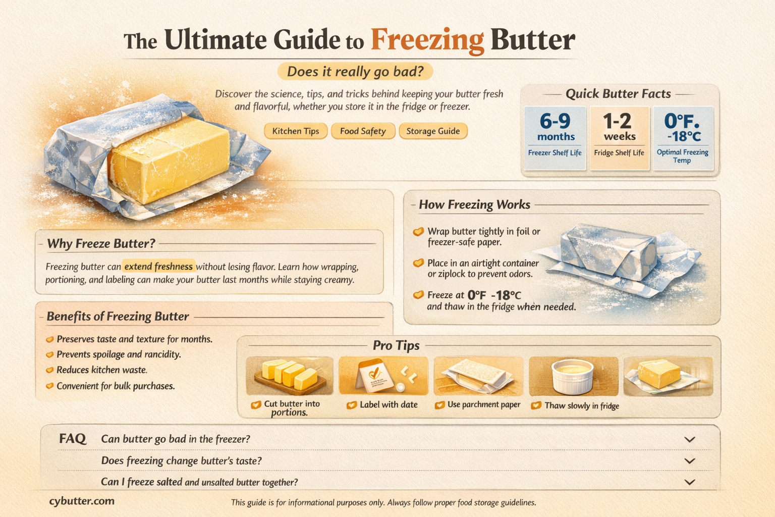 does butter go bad in the freezer
