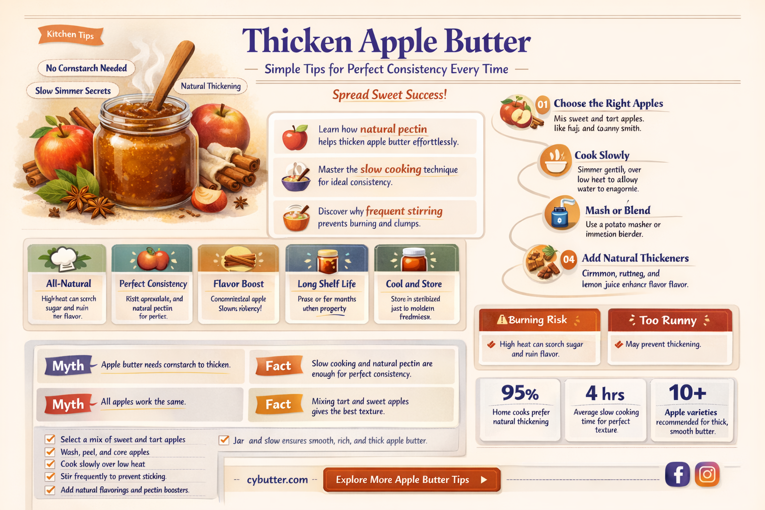how do you get apple butter to thicken