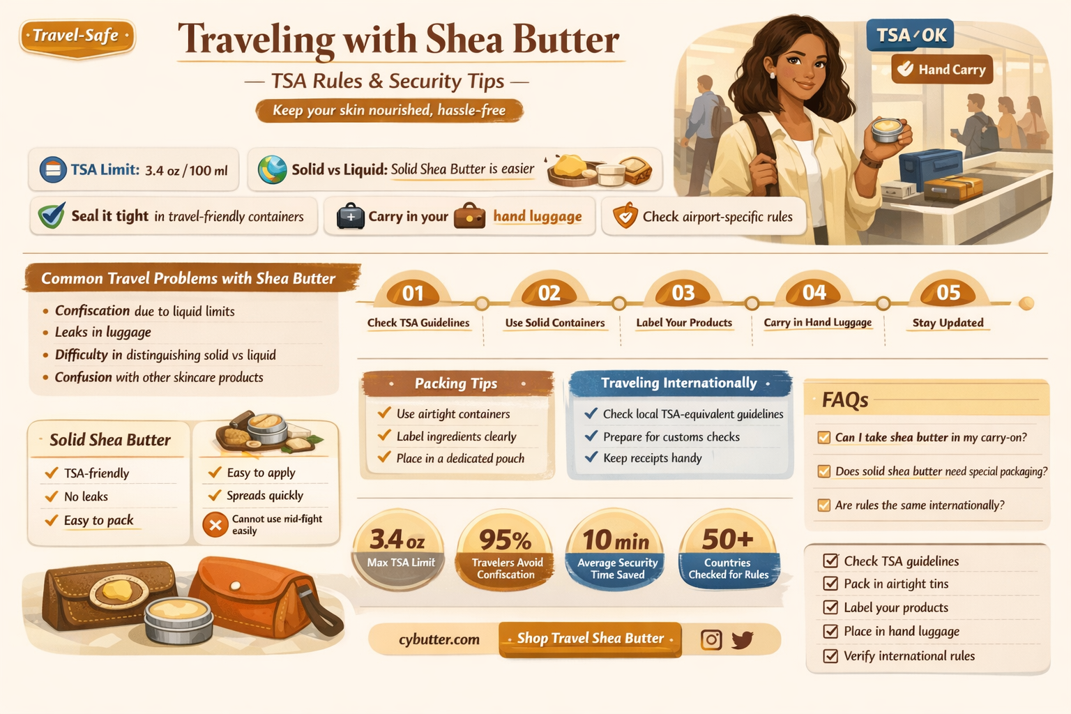 can shea butter get through security