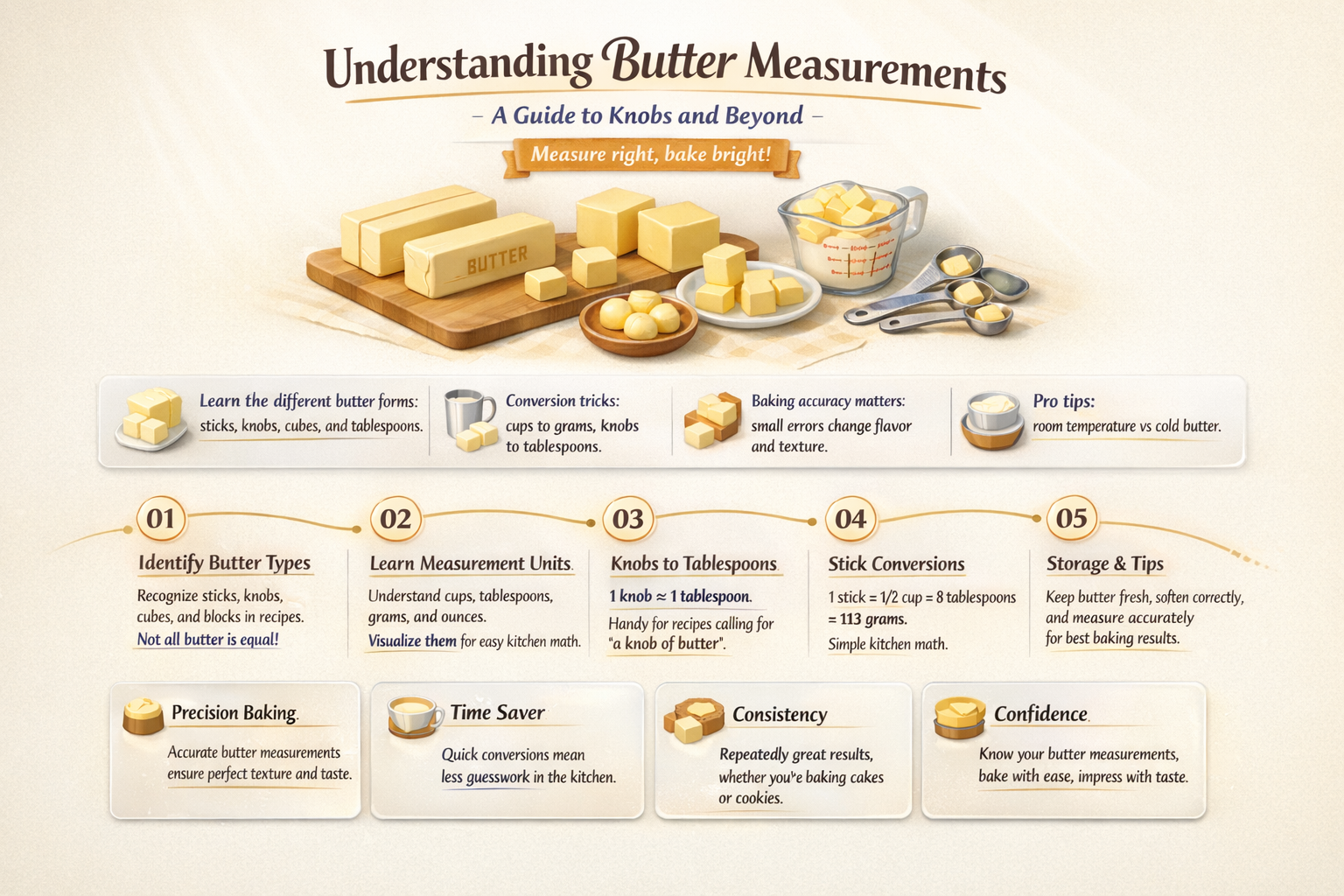 how big is a knob of butter
