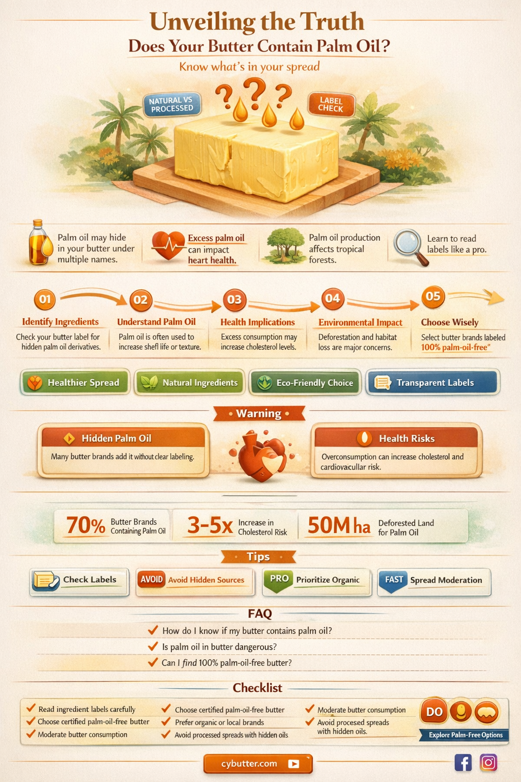 do butter have palm oil