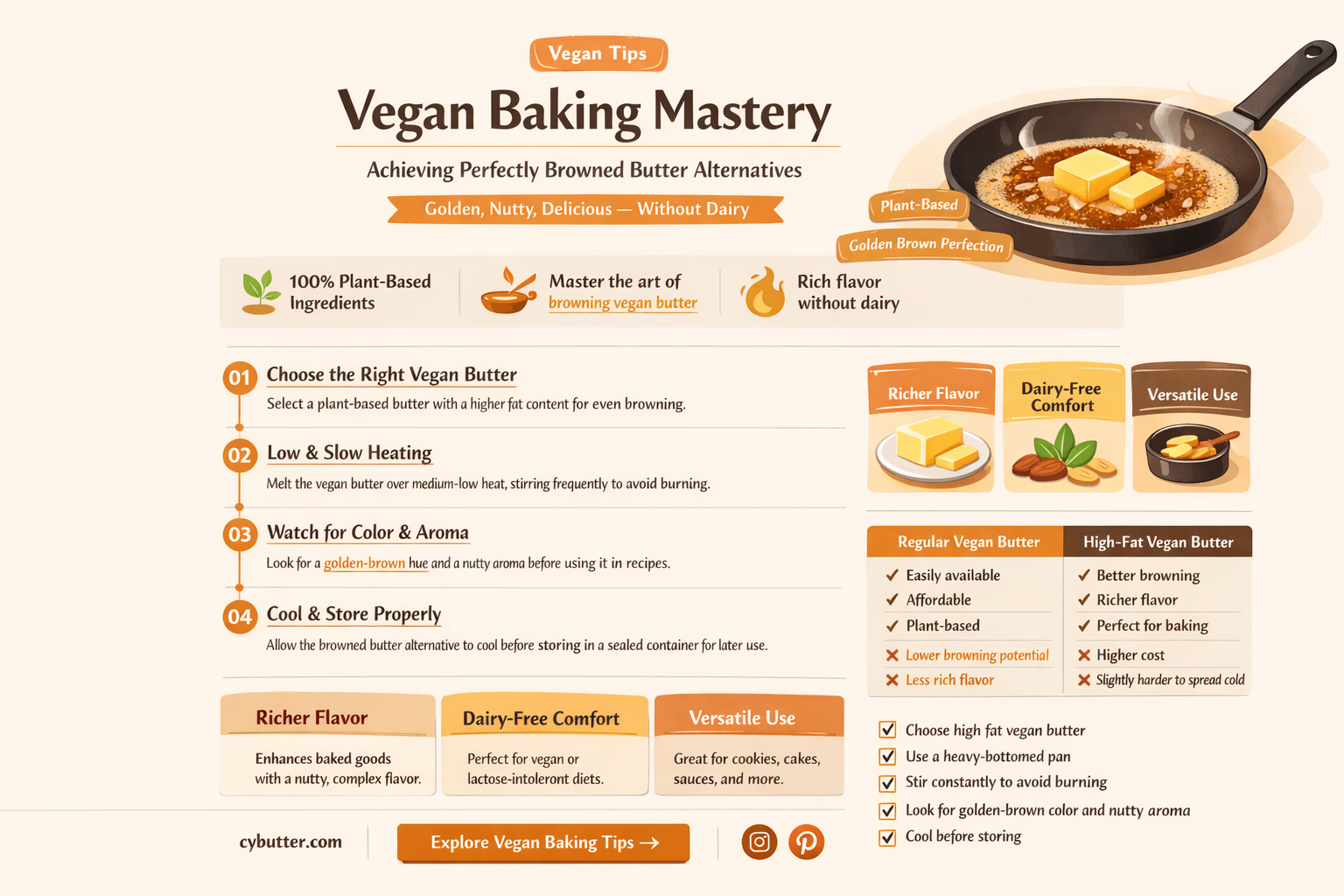 can you make browned butter with vegan butter