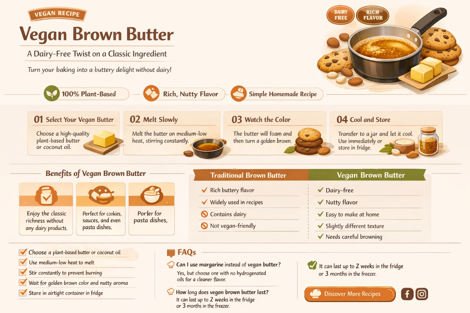 can i make brown butter with vegan butter