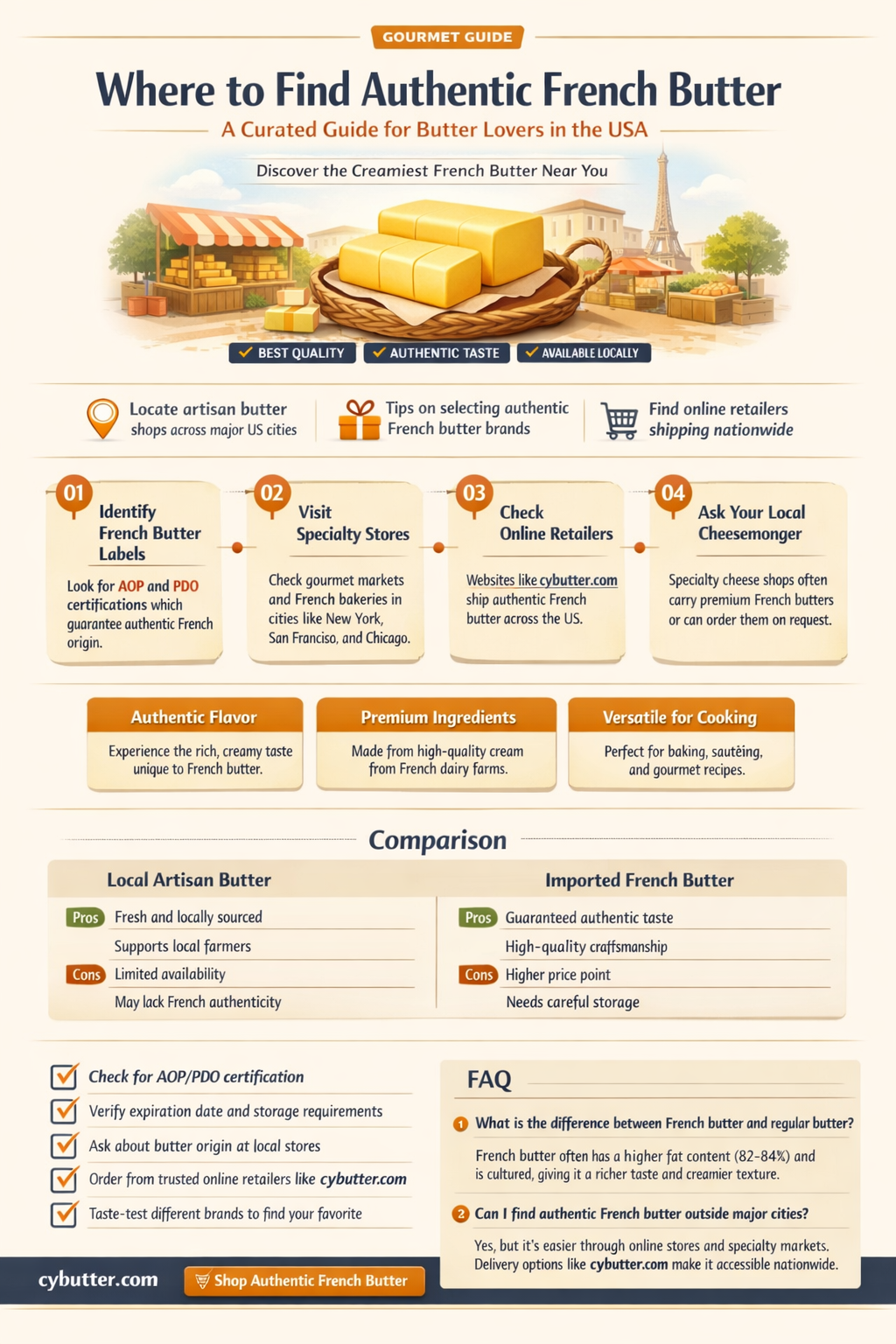 can you buy french butter in the us