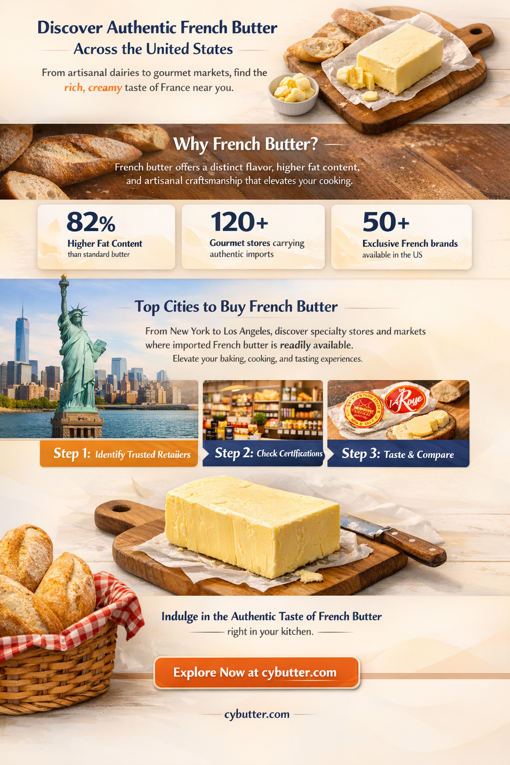 can you get french butter in the us