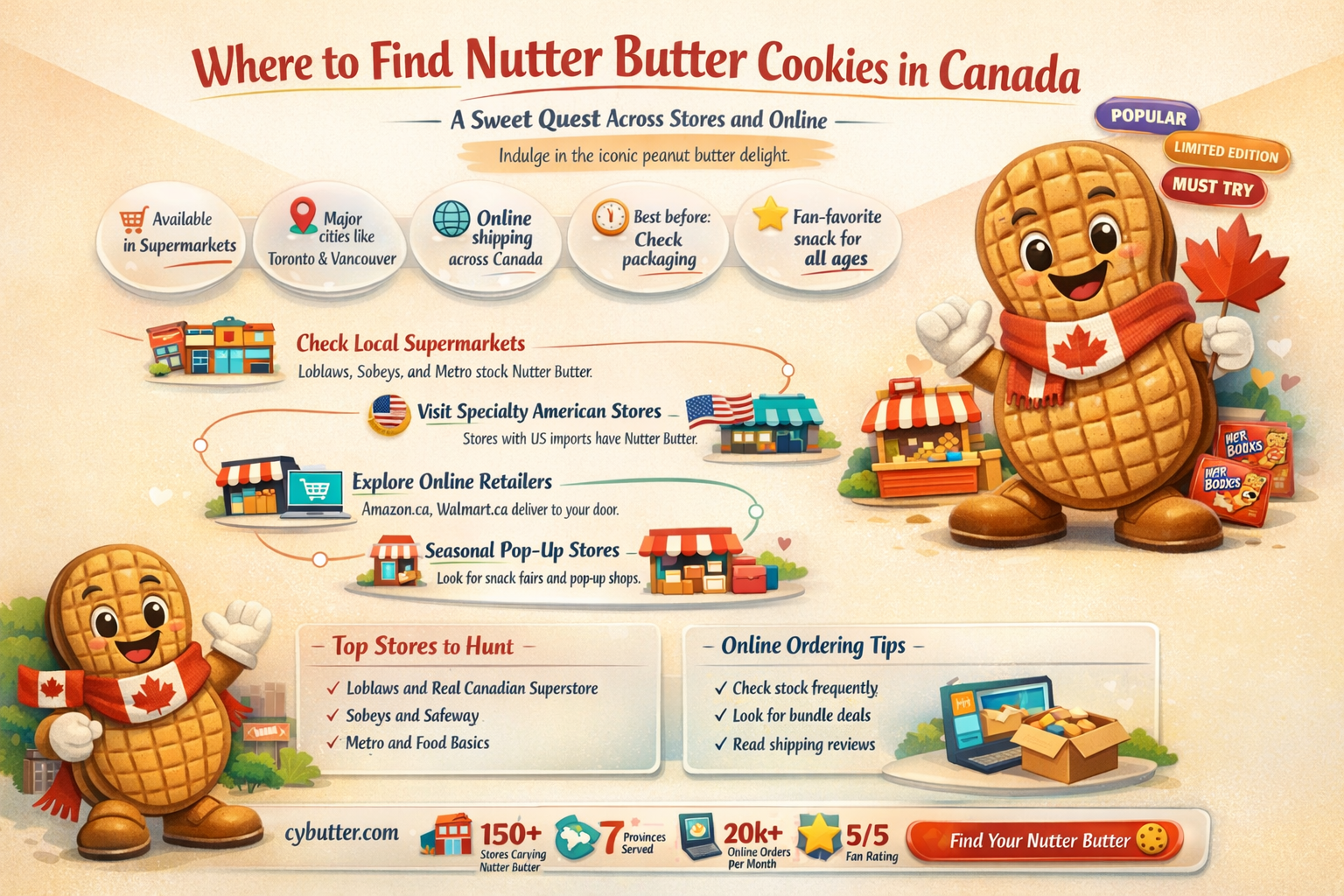 can you get nutter butter cookies in canada