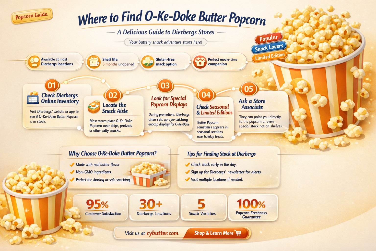can you get o-ke-doke butter popcorn at dierbergs