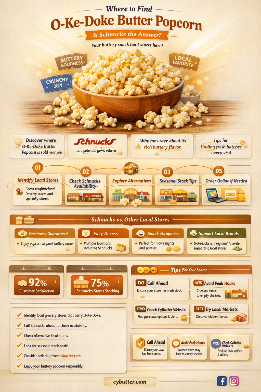can you get o-ke-doke butter popcorn at schnucks