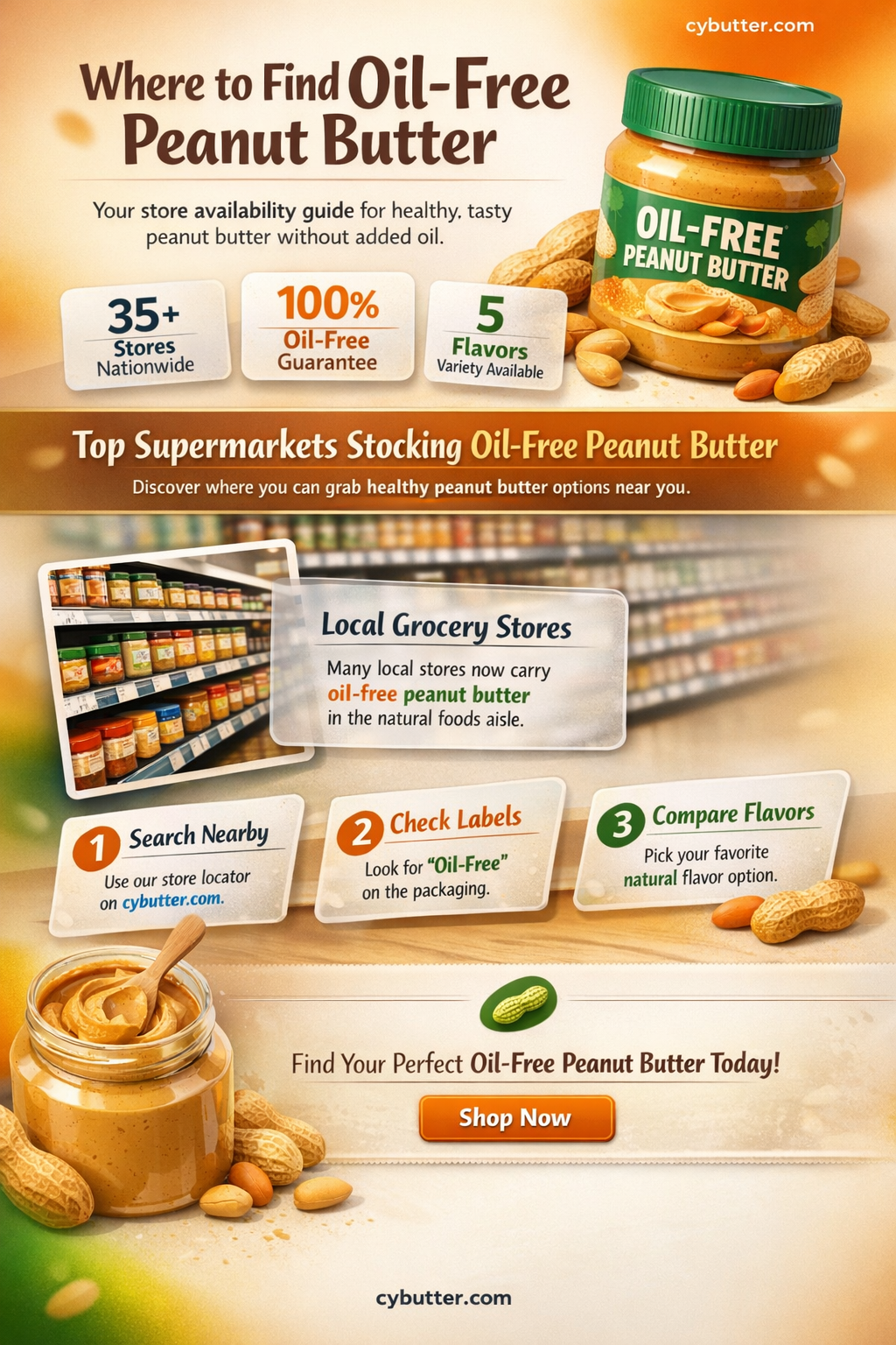 can you get oil free peanut butter in stores