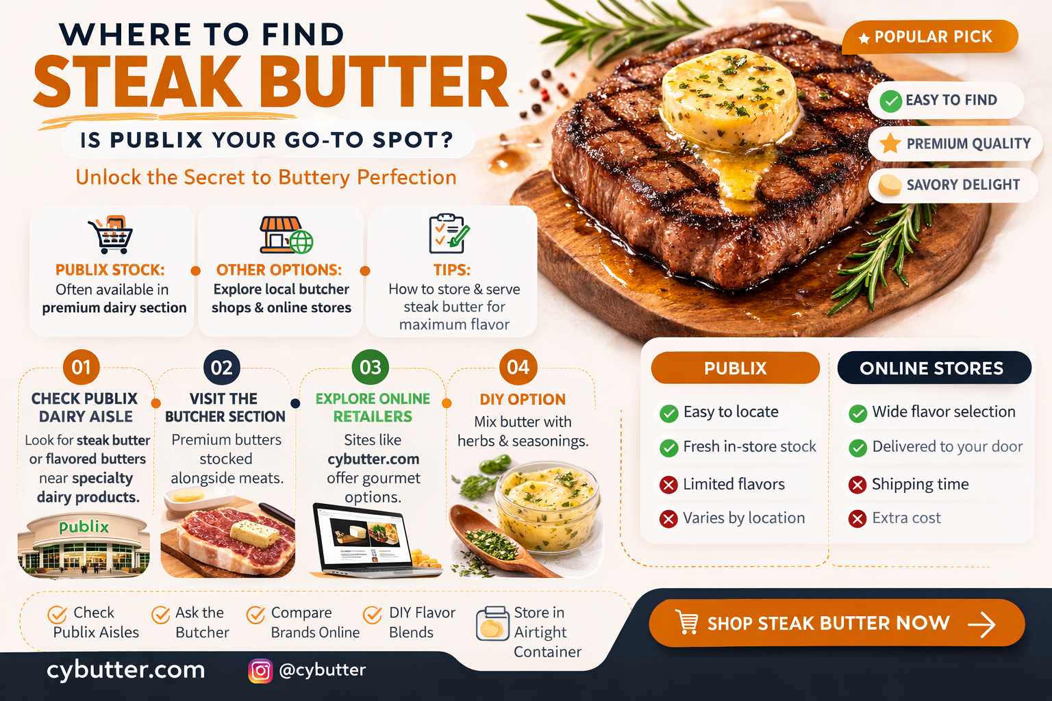 can you get steak butter at publix