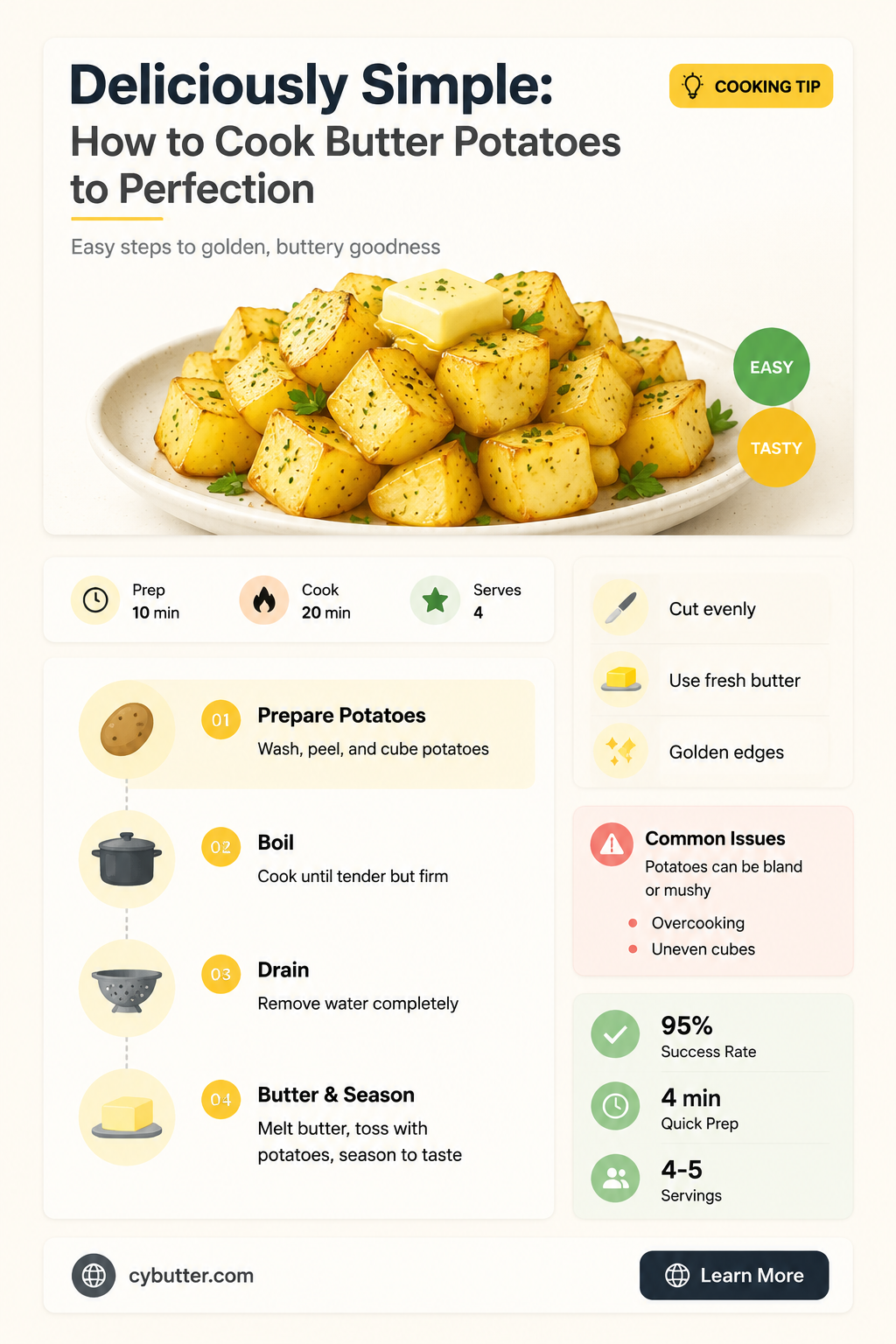 how to cook butter potatoes