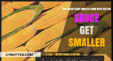 Has Green Giant's Butter Sauce Niblets Corn Size Shrunk?