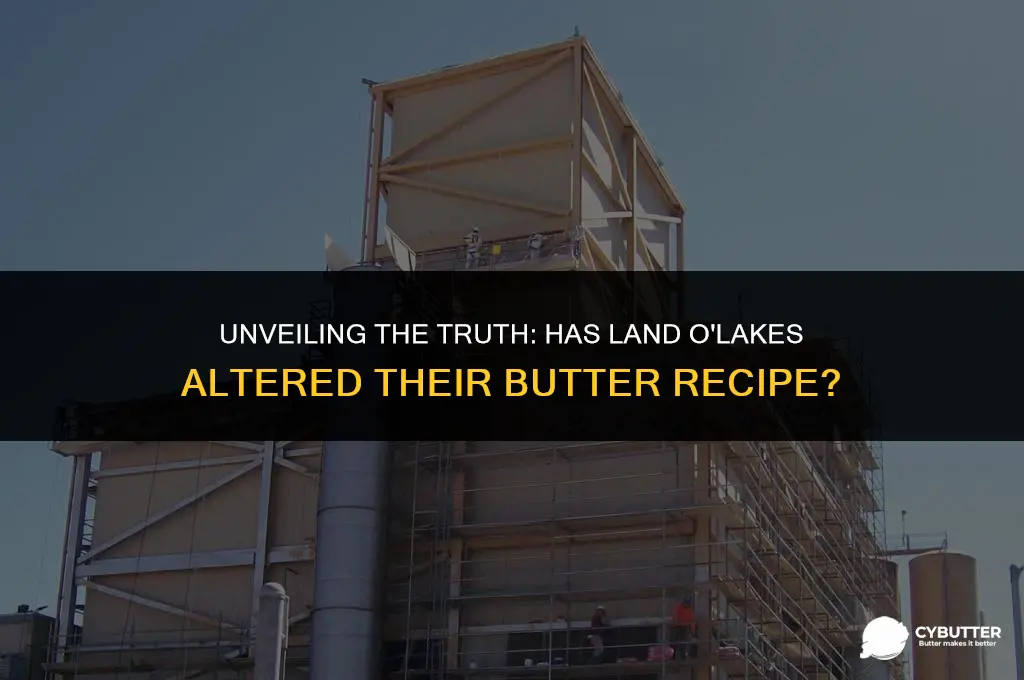did land o lakes change their butter
