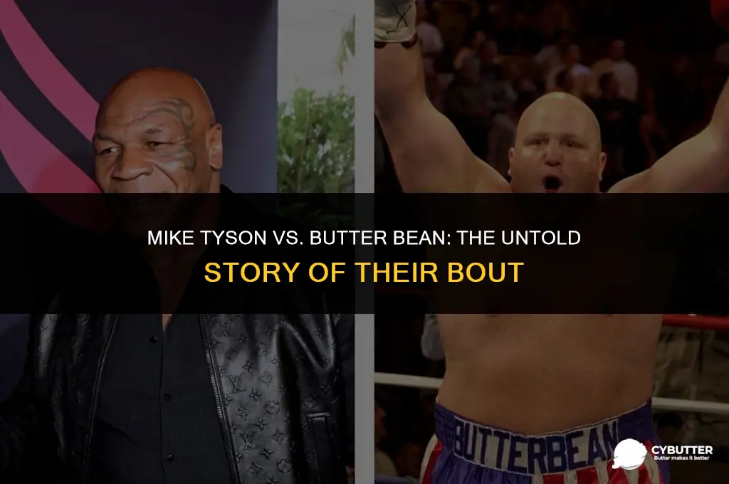 did mike tyson ever fight butter bean
