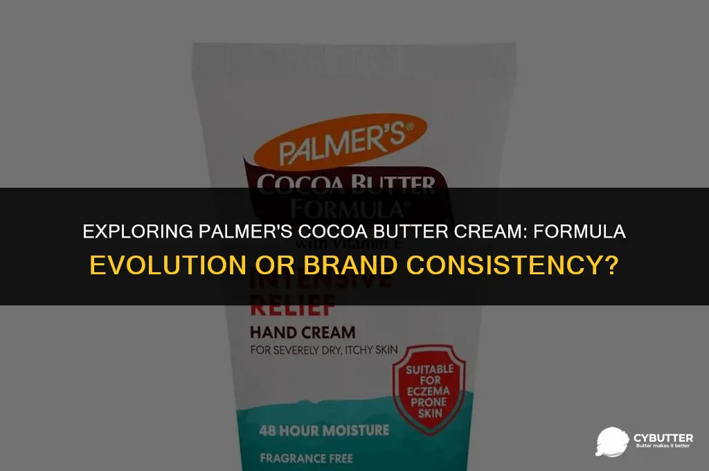 did palmers change the cocoa butter cream