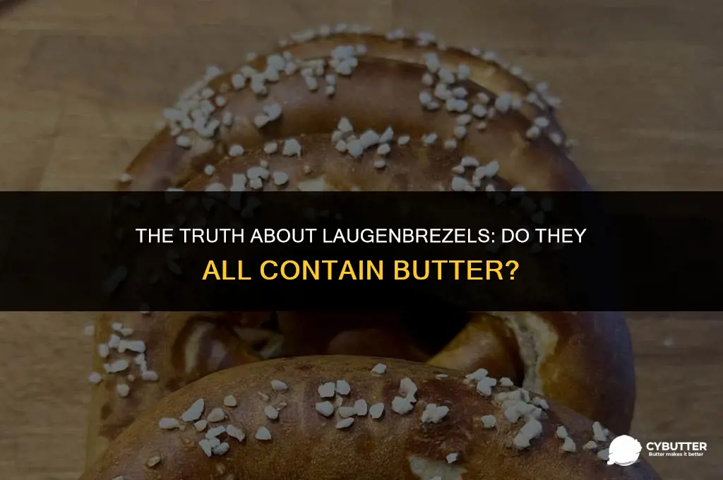 do all laugenbrezels have butter in them