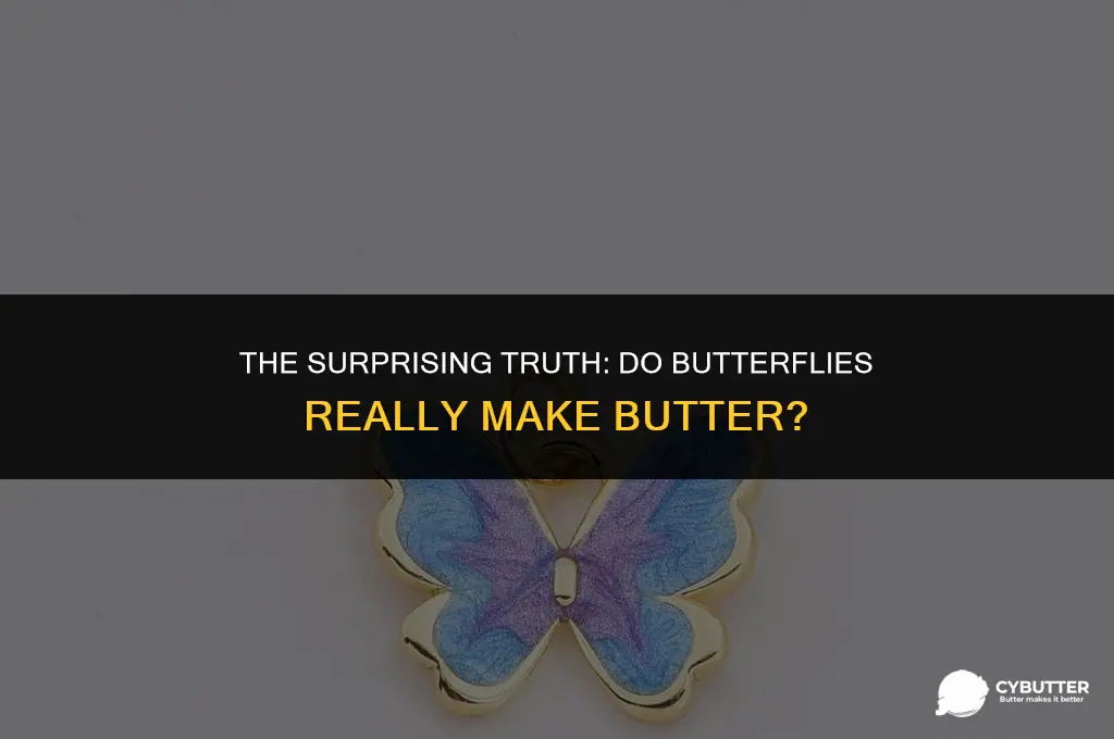 do butterflies make butter