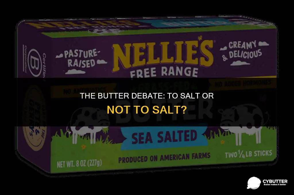 do call for salted or unslated butter