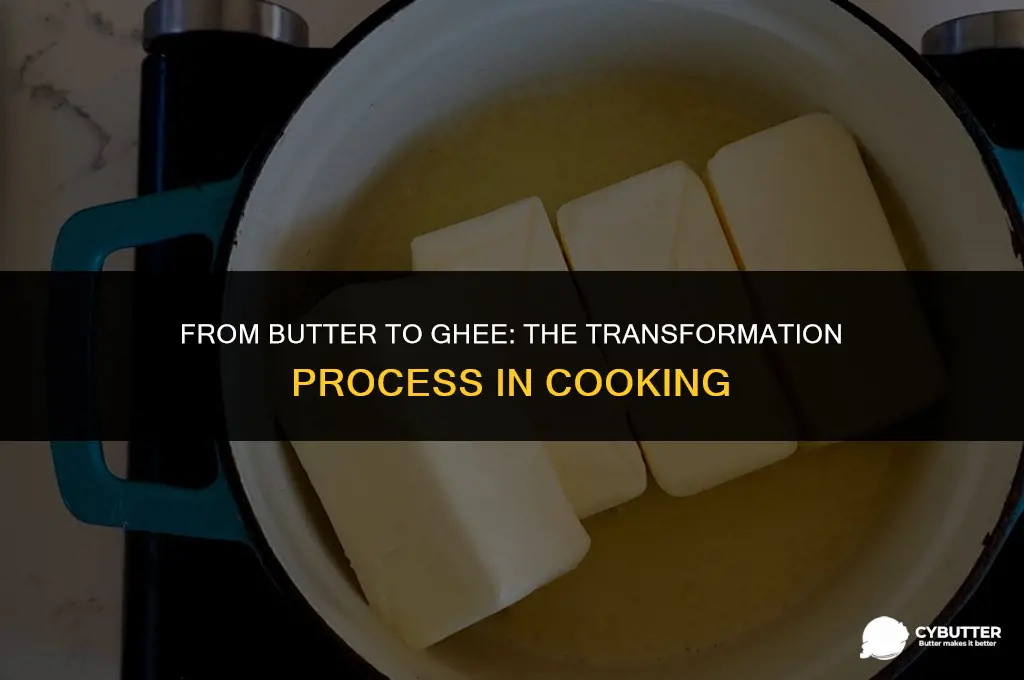 do cook butter turn to ghee