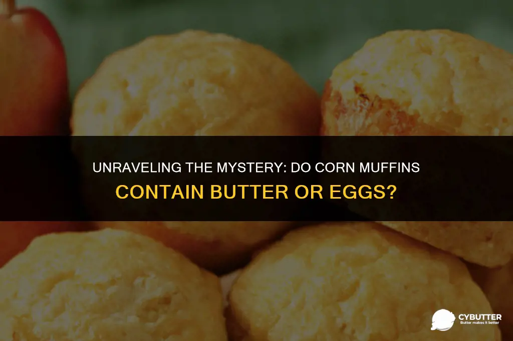 do cor myffins contain butter or eggs