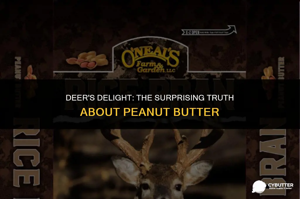 do deer like peanut butter