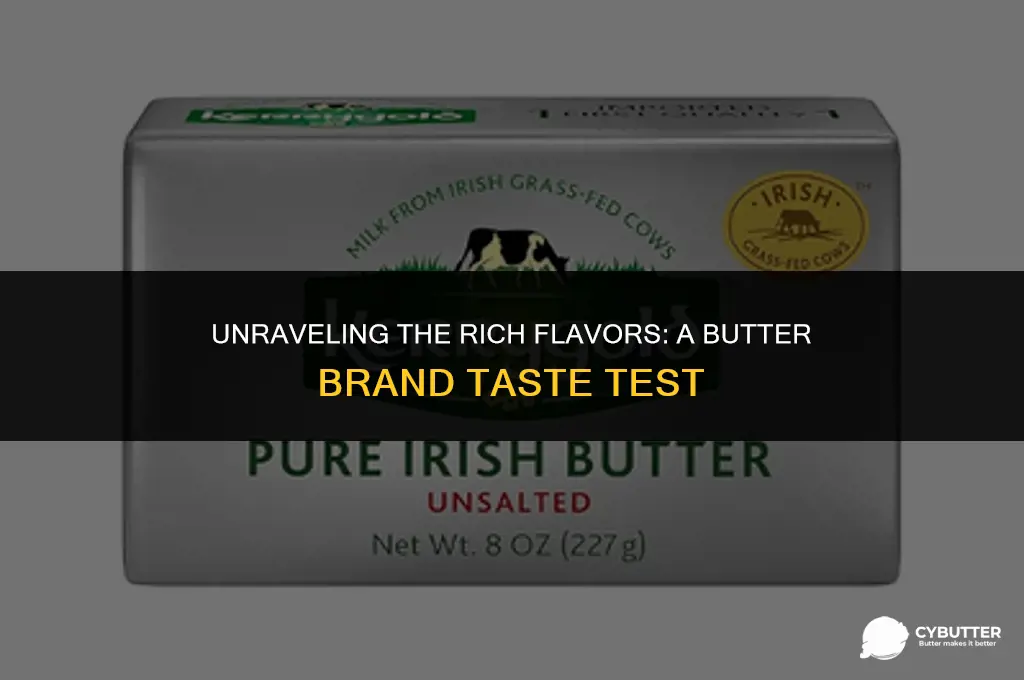 do different brands of butter taste different