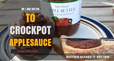 Crockpot Applesauce: The Butter Debate - A Comprehensive Guide