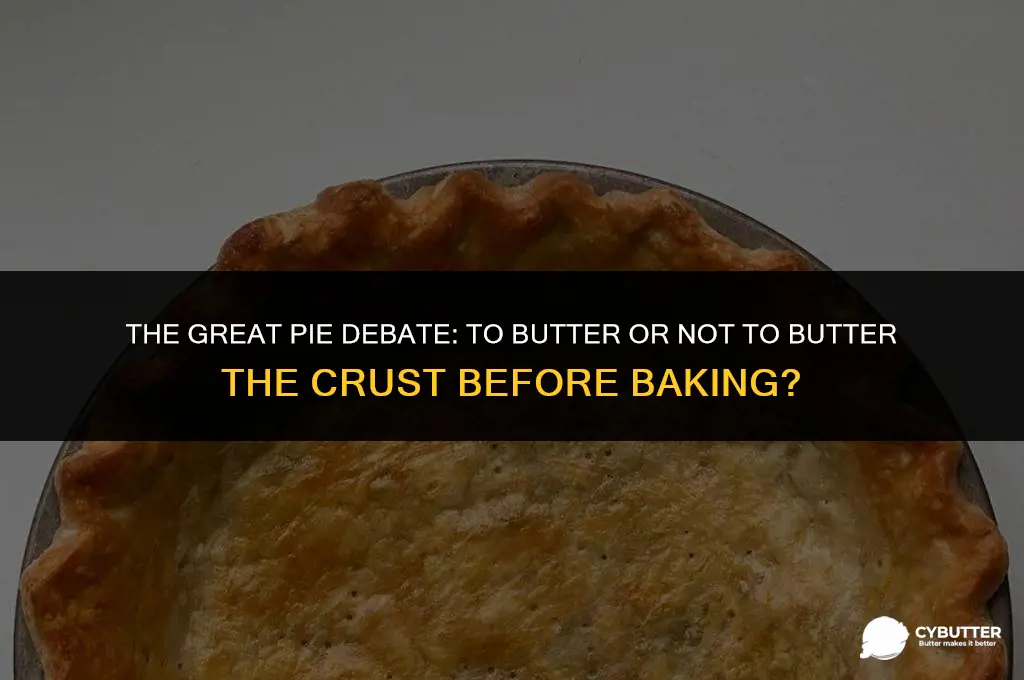 do i butter crust pie before baking